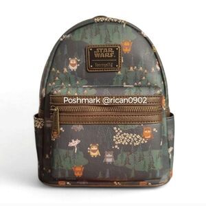 Loungefly Disney Star Wars Ewok Forest Mini Backpack